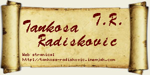 Tankosa Radišković vizit kartica